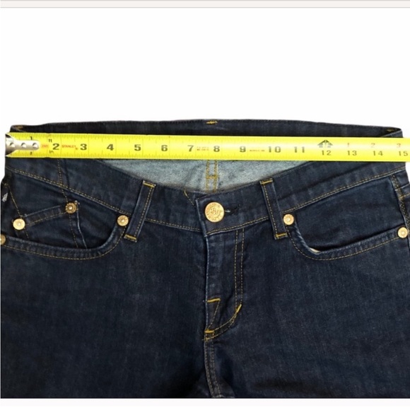 Rock & Republic cotton spandex blend dark wash denim jeans size 27 - Picture 9 of 13